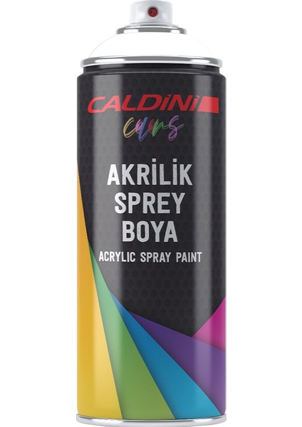 400 ml Mat Beyaz Ral 9003 Akrilik Sprey Boya