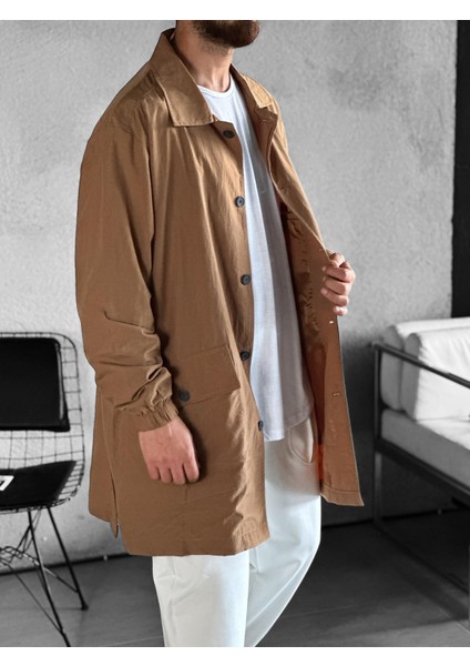 Erkek Premium Kalite Paraşüt Kumaş Kahverengi fırsatları