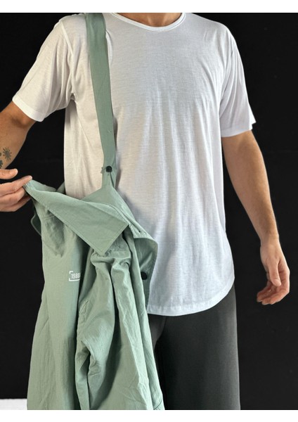 Erkek Yeşil Paraşüt Kumaş Mevsimlik Uzun Yağmurluk COC2207 modelleri