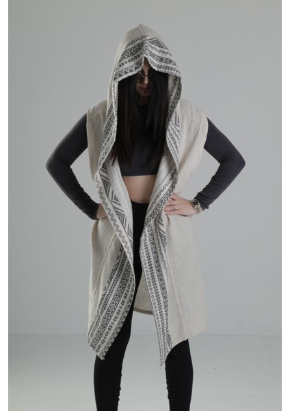 Etnik Desenli Şeritli Kimono fiyatları