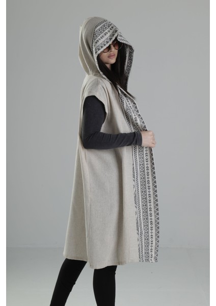 Etnik Desenli Şeritli Kimono indirimleri