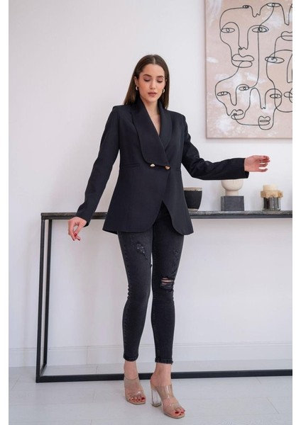 Siyah Blazer Ceket