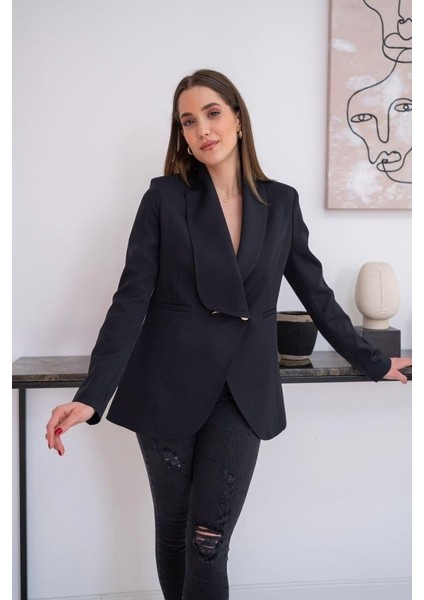 Siyah Blazer Ceket
