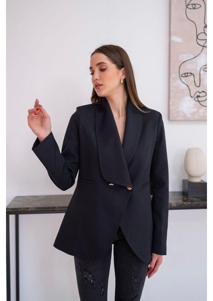 Siyah Blazer Ceket
