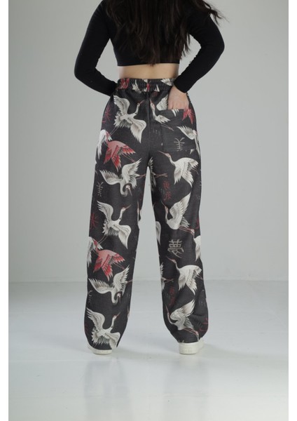 Özgürlük Desenli Baggy Pantolon fırsatları
