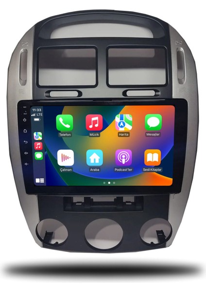 Kia Cerato 2004-2009 Manuel Klima 6+64 GB Android Multimedya Sistemi 2k QLED