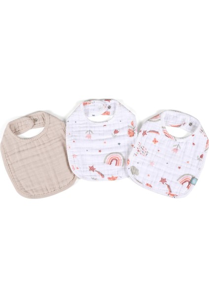 Önlük Seti / 3 Parça - Sunny - Bej - 0-1 Yaş