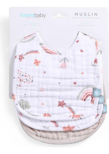 Önlük Seti / 3 Parça - Sunny - Bej - 0-1 Yaş modelleri