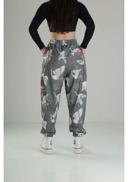 Chinese Desenli Pileli Jogger fırsatları