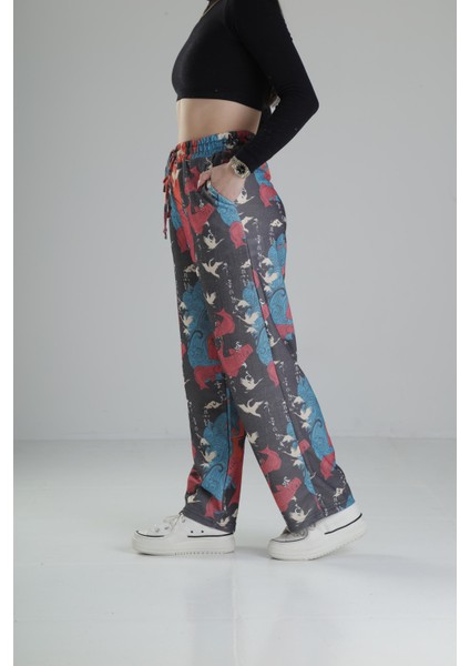 Etnik Desenli Baggy Pantolon fiyatları