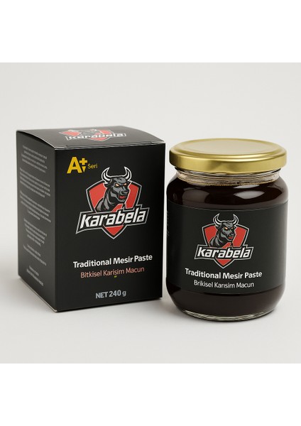 Karabela Bitkisel Macun 240G | Erkeklere Özel Enerji ve Güç Takviyesi