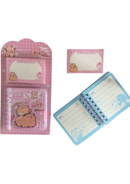 Capybara Kapibara Not Defteri Postit Blok Not Kağıt