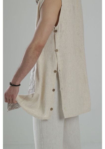 Bohem Keten Desenli Kimono indirimleri