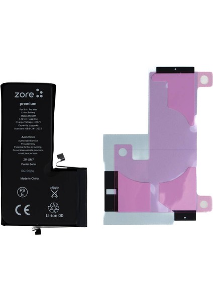 Apple iPhone 11 Pro Max Uyumlu Zore Panter Serisi Batarya fiyatları