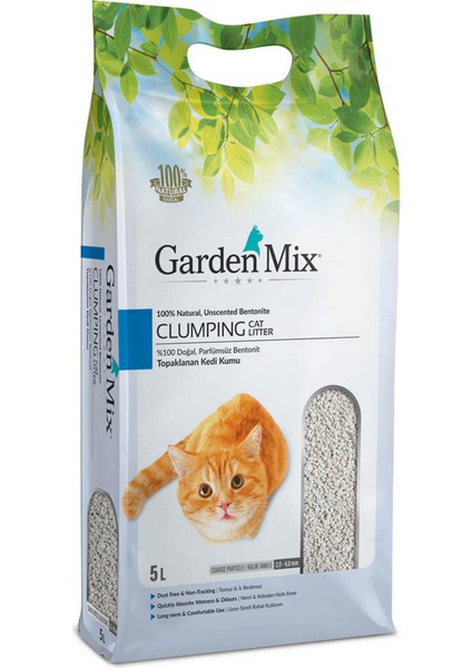 Gardenmix Bentonit Parfümsüz Kalın 5l Ferrg