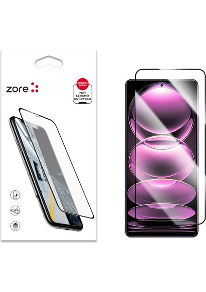 Xiaomi Redmi Note 12 Pro 5g Uyumlu Zore Mat Seramik Ekran Koruyucu