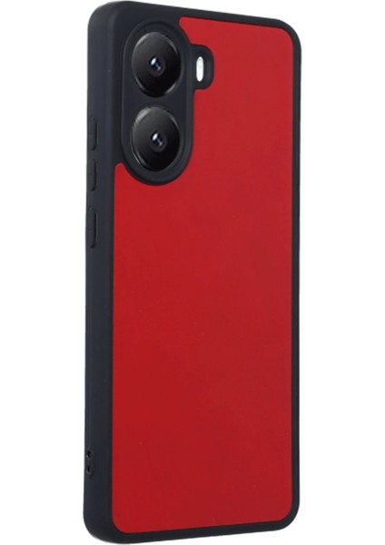 Xiaomi Poco X7 Pro Kılıf Aras Deri Kapak - Kırmızı Ferrg