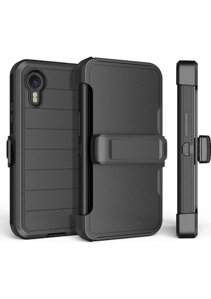 Galaxy Xcover7 Pro Uyumlu Kılıf Zore Double Clip Kapak