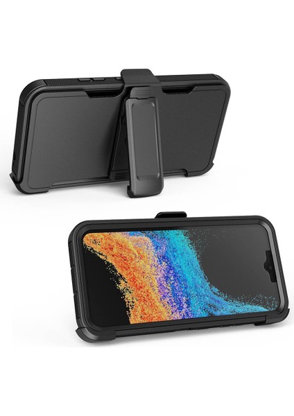 Galaxy Xcover7 Pro Uyumlu Kılıf Zore Double Clip Kapak modelleri