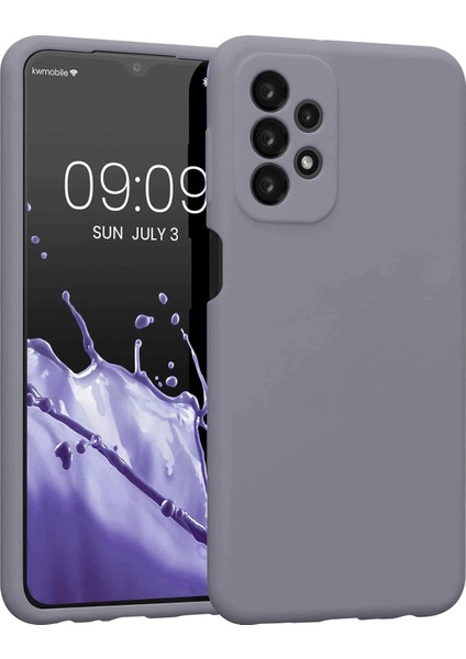 Samsung Galaxy A23 4g Kılıf First Silikon - Gri Ferrg