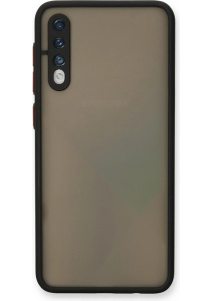 Samsung Galaxy A30S Kılıf Montreal Silikon Kapak - Siyah Ferrg