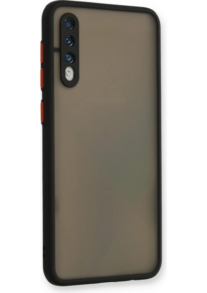Samsung Galaxy A30S Kılıf Montreal Silikon Kapak - Siyah Ferrg