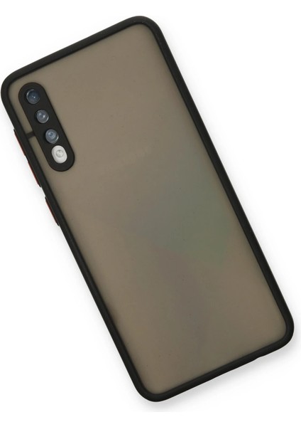 Samsung Galaxy A30S Kılıf Montreal Silikon Kapak - Siyah Ferrg