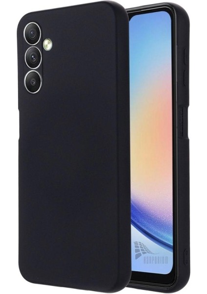 Samsung Galaxy M34 5g Uyumlu Silikon Kılıf - Kamera Korumalı Esnek Pastel Renk Kapak - Siyah