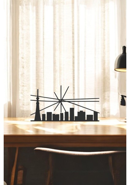 Tokyo Line Art Figür - Minimalist Dekor & Koleksiyon, Ev Dekoru, 3D Baskı