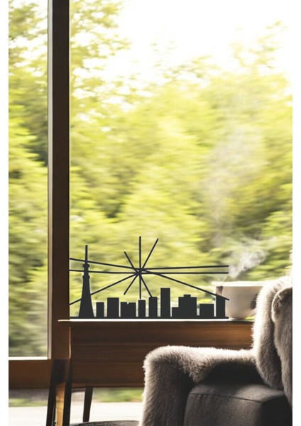 Tokyo Line Art Figür - Minimalist Dekor & Koleksiyon, Ev Dekoru, 3D Baskı fırsatları