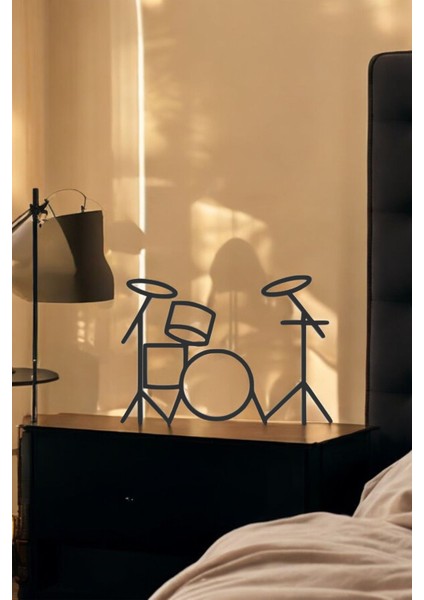 Bateri Line Art Figür - Minimalist Dekor & Koleksiyon, Ev Dekoru, 3D Baskı modelleri