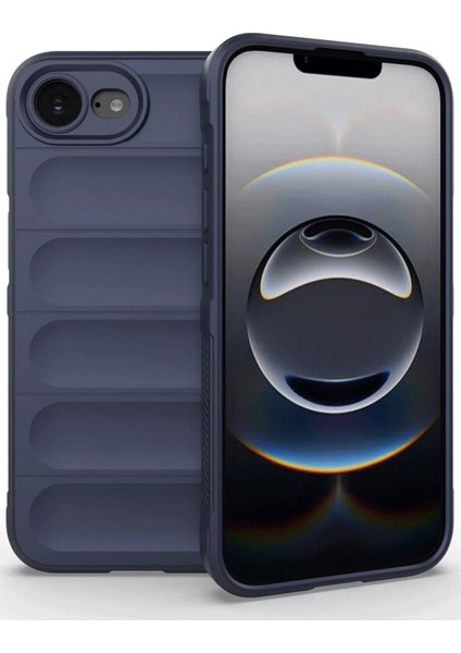 Iphone 16E Kılıf Optimum Silikon - Lacivert Ferrg