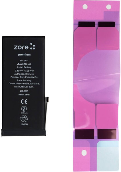 Apple iPhone 11 Uyumlu Zore Panter Serisi Batarya fiyatları