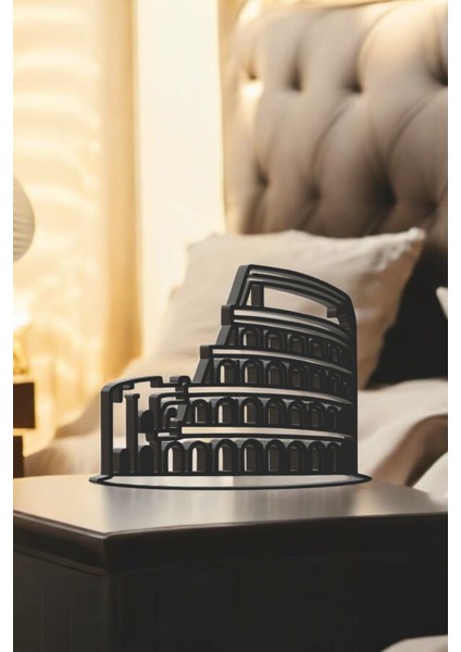 Kolezyum Line Art Figür - Minimalist Dekor & Koleksiyon, Ev Dekoru, 3D Baskı fiyatları