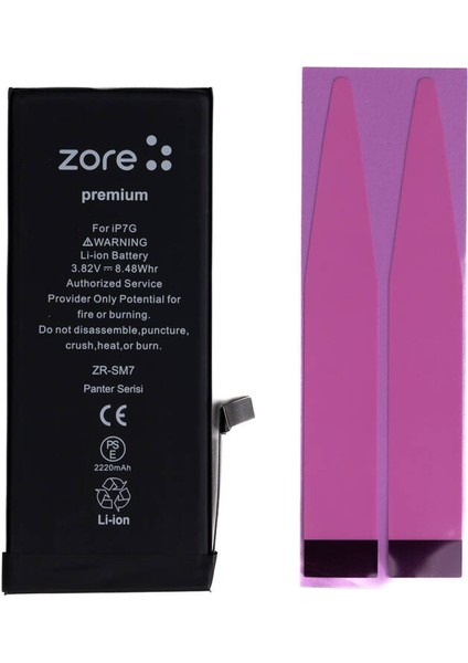 Apple iPhone 7 Uyumlu Zore Panter Serisi Batarya fiyatları