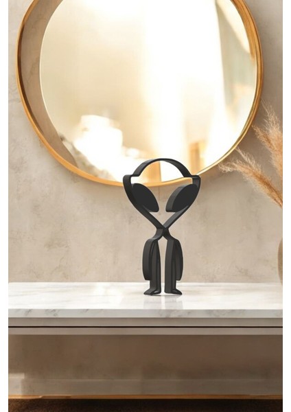 Uzaylı Line Art Figür - Minimalist Dekor & Koleksiyon, Ev Dekoru, 3D Baskı fiyatları