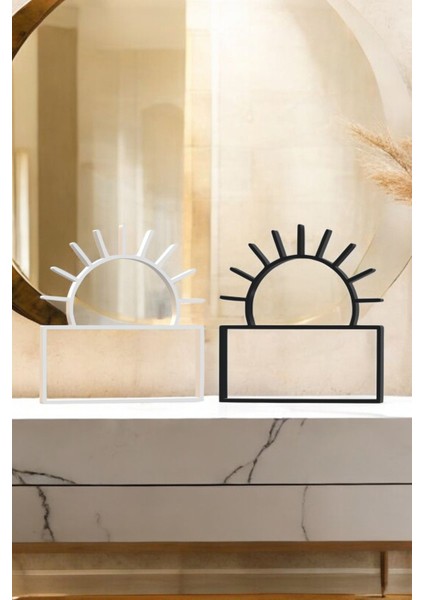 Güneş Line Art Figür - Minimalist Dekor & Koleksiyon, Ev Dekoru, 3D Baskı fiyatları