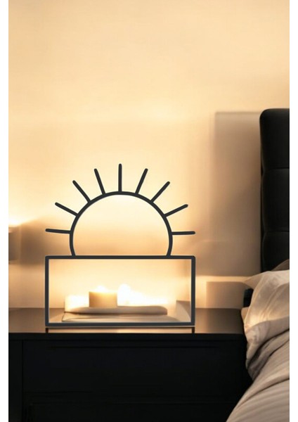 Güneş Line Art Figür - Minimalist Dekor & Koleksiyon, Ev Dekoru, 3D Baskı modelleri