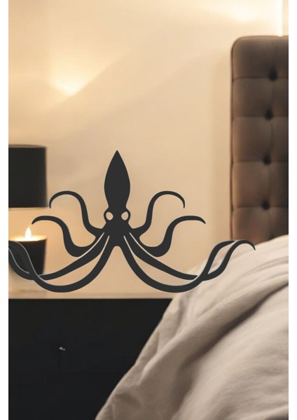 Kraken Line Art Figür - Minimalist Dekor & Koleksiyon, Ev Dekoru, 3D Baskı indirimleri