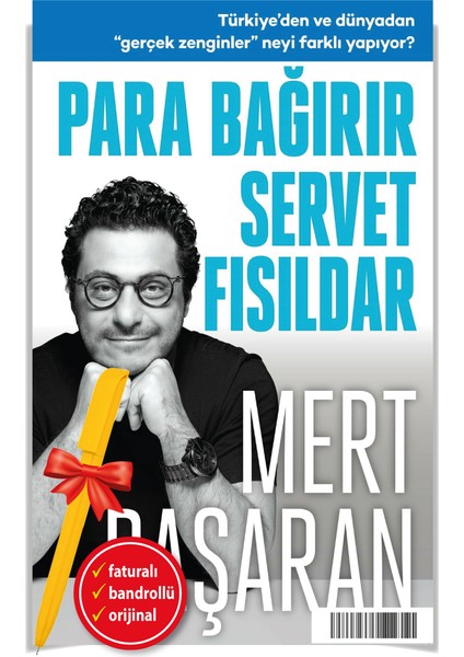 Alfa Kalem+ Para Bağırır Servet Fısıldar Mert Başaran Yeni Kitap - Gerçek Zenginler Butik Ekonomi