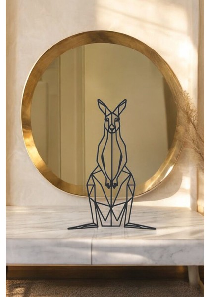 Kanguru Line Art Figür - Minimalist Dekor & Koleksiyon, Ev Dekoru, 3D Baskı indirimleri