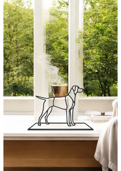 Köpek Line Art Figür - Minimalist Dekor & Koleksiyon, Ev Dekoru, 3D Baskı fırsatları
