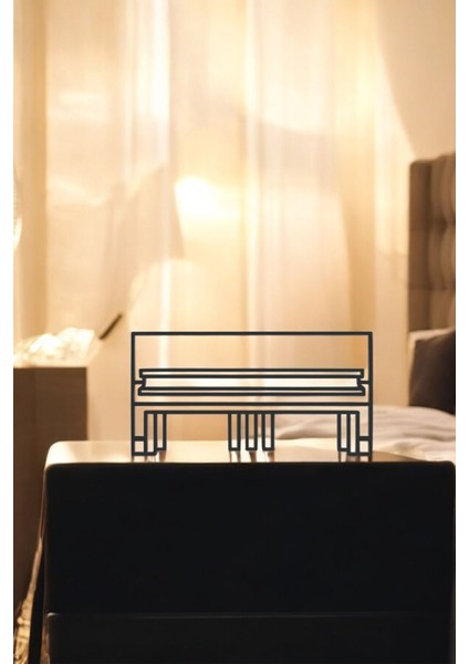 Piyano Line Art Figür - Minimalist Dekor & Koleksiyon, Ev Dekoru, 3D Baskı modelleri