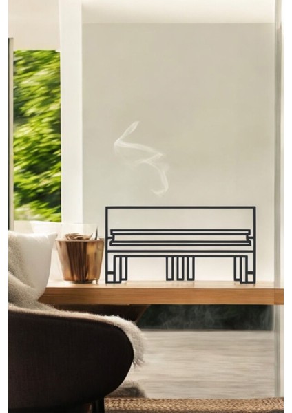 Piyano Line Art Figür - Minimalist Dekor & Koleksiyon, Ev Dekoru, 3D Baskı fırsatları