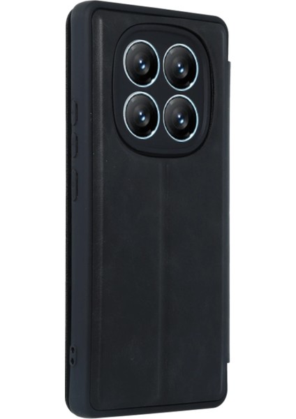 Xiaomi Redmi Note 14 Pro 4g Kılıf Flip Cover - Siyah Ferrg
