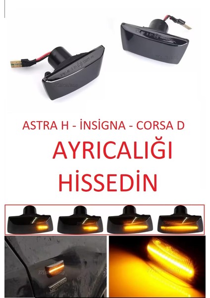 Opel Corsa D için animasyonlu LED Sinyal