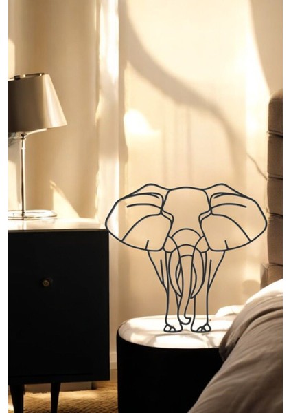 Fil Line Art Figür - Minimalist Dekor & Koleksiyon, Ev Dekoru, 3D Baskı indirimleri