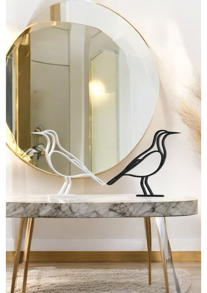 Kuş Line Art Figür - Minimalist Dekor & Koleksiyon, Ev Dekoru, 3D Baskı fiyatları