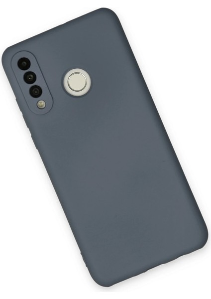 Huawei P30 Lite Kılıf Nano Içi Kadife Silikon - Gri Ferrg