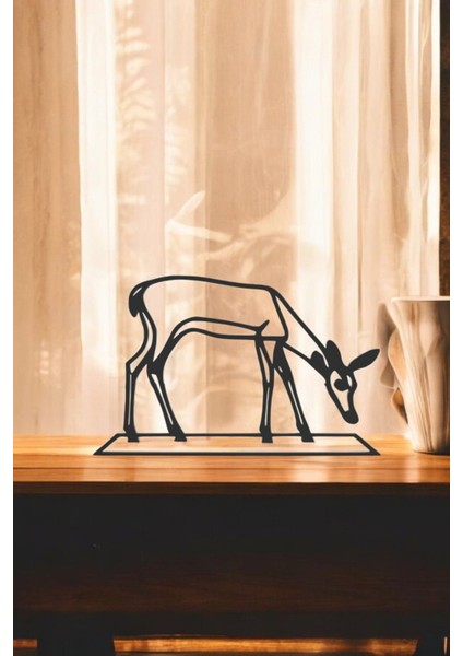 Geyik Line Art Figür - Minimalist Dekor & Koleksiyon, Ev Dekoru, 3D Baskı indirimleri